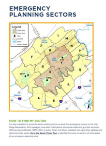 Emergency Planning Sectors Map