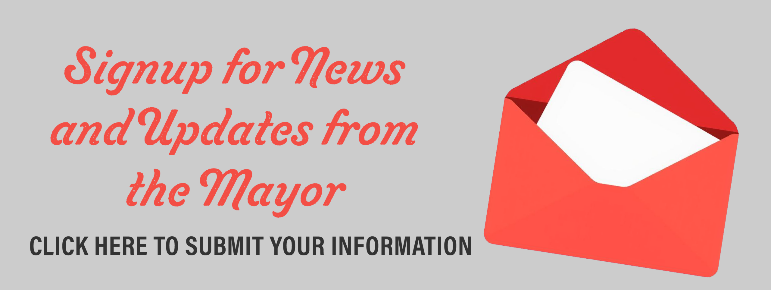 image to click to sign up for news and updates from mayor